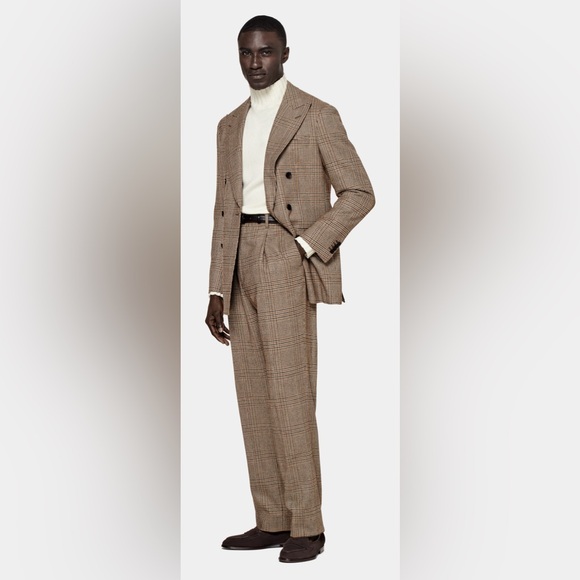 SUIT SUPPLY BROWN CHECKERED SUIT - Picture 9 of 12